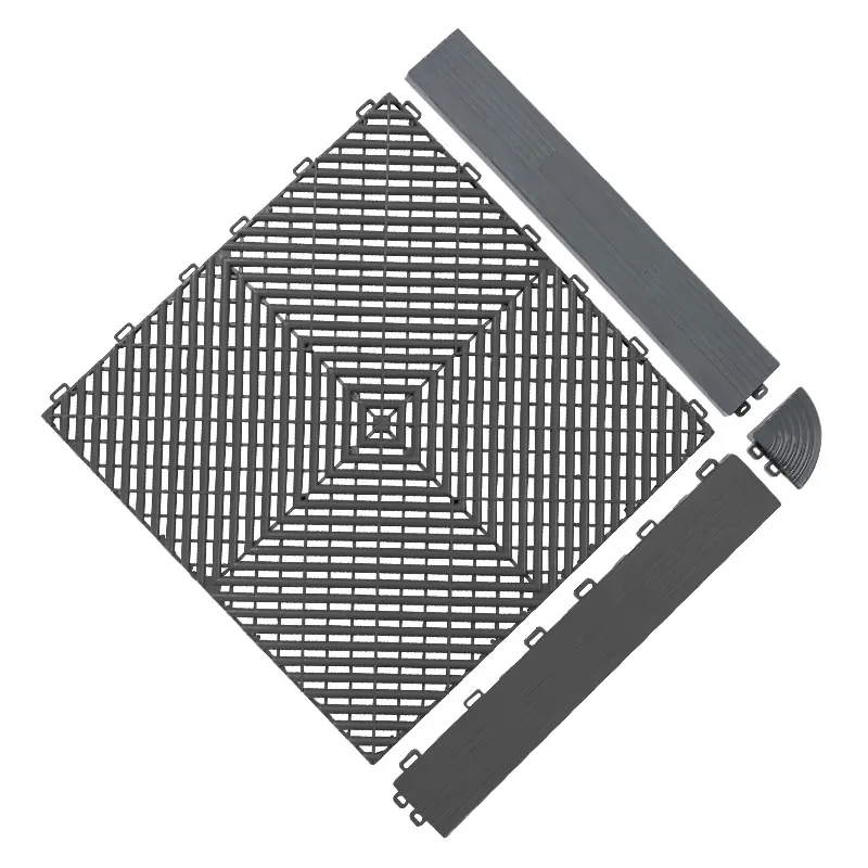 Garage Floor Plastic Tiles - 图片 2