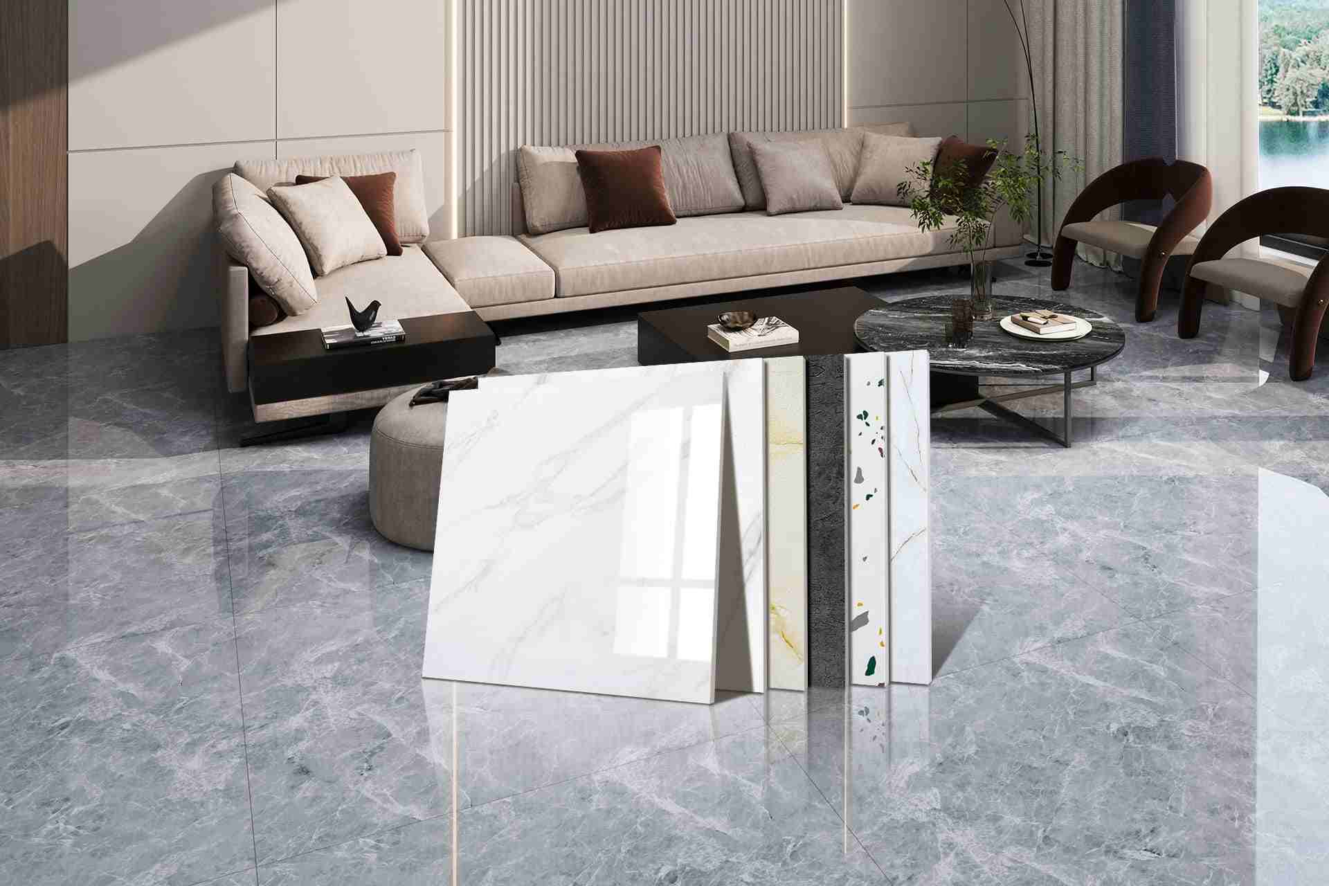Stone pattern floor